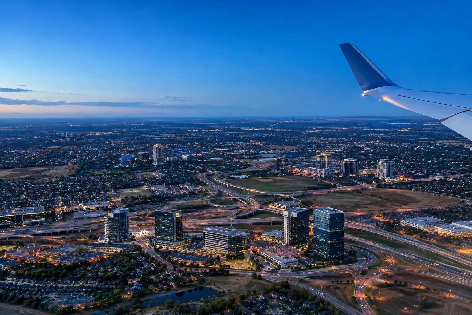 Dallas from the air